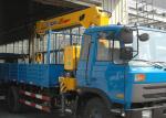 Durable Safety XCMG Transporting Telescopic Boom Truck Mounted Crane, 13m Height