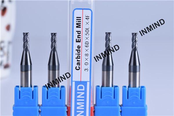 3*8*6D*50L*4F , 6mm shank , AlTiN Coating Square End Mill , 4 Flute , carbide tools , Strong Shank