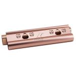 Luxury Rose Curtain Rod Extrusted Anodized Aluminum Profile For Decoration
