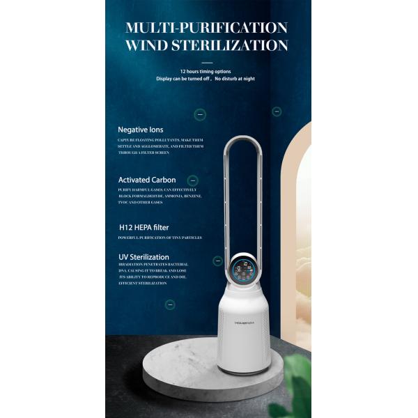 Homefish Luftreiniger Household Air Purifier With Bladeless Purification Fan OEM