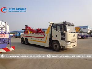 Wholesale FAW 20tons Heavy duty wrecker Tow truck Breakdown lorry from china suppliers