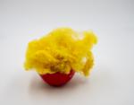Yellow 100% Recycled PET Polyester Staple Yarn Fiber