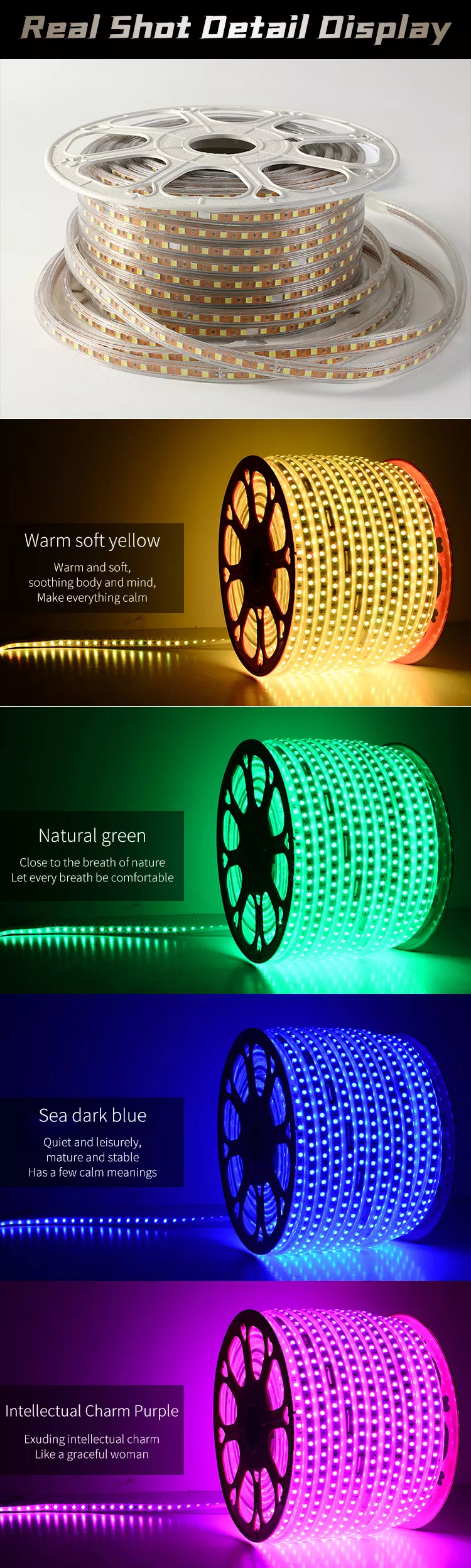 5730 Dimmable Led Strip Smd 2835 Double Row 120 LED Tape Light