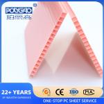 Factory Wholesale Custom High Quality Twin Wall Polycarbonate Roofing Sheet