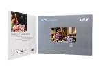 Magnetic switch 5inch lcd video greeting card for wedding invitation