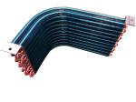 Blue Finned Chiller Condenser Coil Floor Pump Aluminium Evaporator Coil