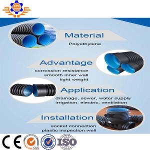 Wholesale 380V Plastic Pipe Extrusion Machine PP PE Tube Extruder Pvc Pipe Manufacturing Machine from china suppliers