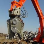 Metal Cutting Excavator Hydraulic Shear For 20 Tons 50 Tons Excavator