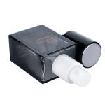 Elegant 30ml Empty Foundation Bottle Black Gradient Semi Transparent