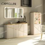 Simple Modern Wood Storage Living Room Wine Rack Home Furniture Dining Room Bar