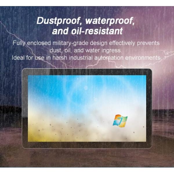 Rack Mounted All In One Industrial Pc Touch Screen Pc I3 I5 I7 RS232 RS485 GPIO Touch Screen 21.5 Inch