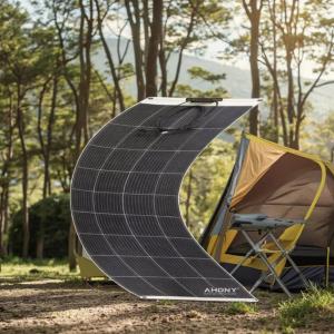 Wholesale Monocrystalline Lightweight Flexible ETFE Solar Panel solar panal pannelli fotovoltaici flexible180w Water Resistant CE ROHS from china suppliers