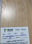 Heat-resistance SPC Vinyl Flooring Coordinated Lin , Office Grey Vinyl Plank