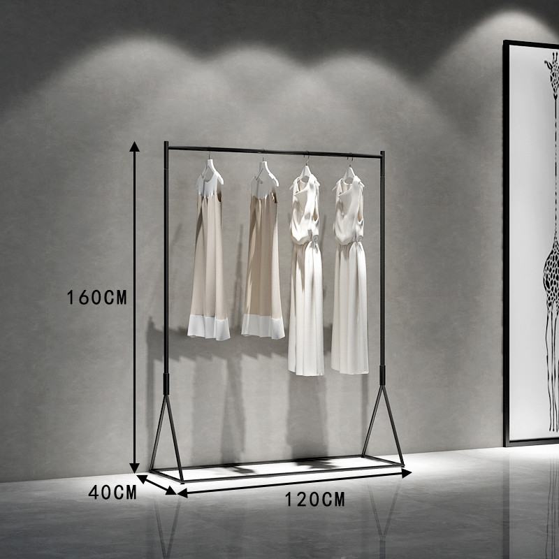 TGL Commercial Clothes Store Rack Iron MDF Material CE Certificate