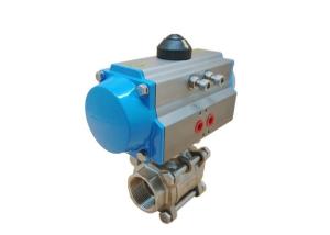 Wholesale Pneumatic Actuated DN50 DN65 DN80 Threaded Ball Valve from china suppliers