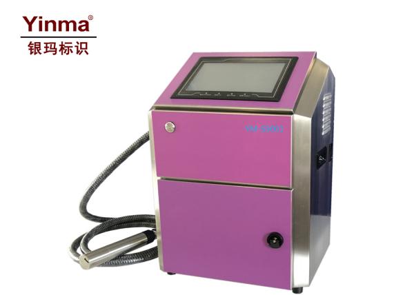 Lot Number CIJ Inkjet Printer , Continuous Inkjet Printer With Color Touch