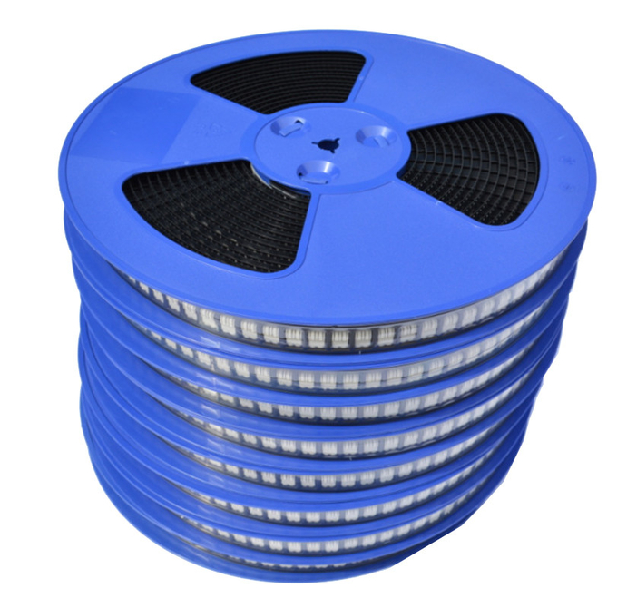 13 Inch Anti Static SMD Parts Assembly Plastic Reels Blue Color For Carrier Tape 0