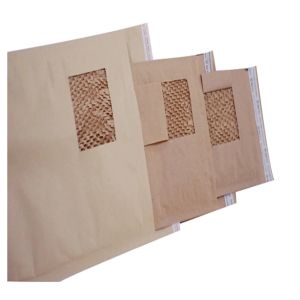 OEM Honeycomb Paper Padded Envelopes 100% Recycled Fibers Cushioning Protected