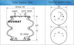 New Firestone W21-760-0335 Air Bag Double Convoluted Air Suspension A01-760-0335
