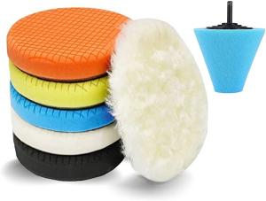 Wholesale Polishing 5pcs 6 Inch 150mm Buffing Sponge Pads Cone Shaped from china suppliers