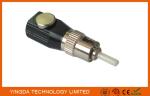 Metal Optical Fiber Adapters , Optic Bare Fiber Adapter ST FC LC ST Round