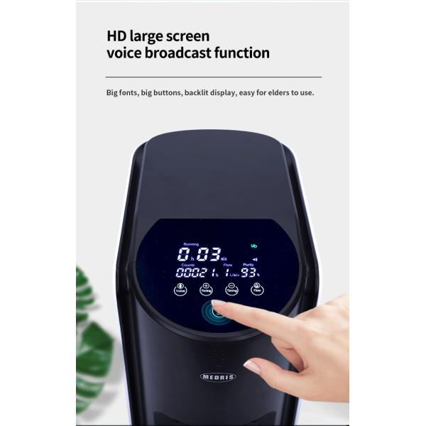 Polymer Screening Compression Portable LCD Screen Display For Home Oxygen Concentrator 7L