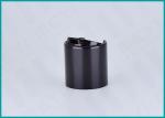 Glossy Black Disc Top Bottle Cap Lids 28/410 Smooth Closure For Hair Cleaner