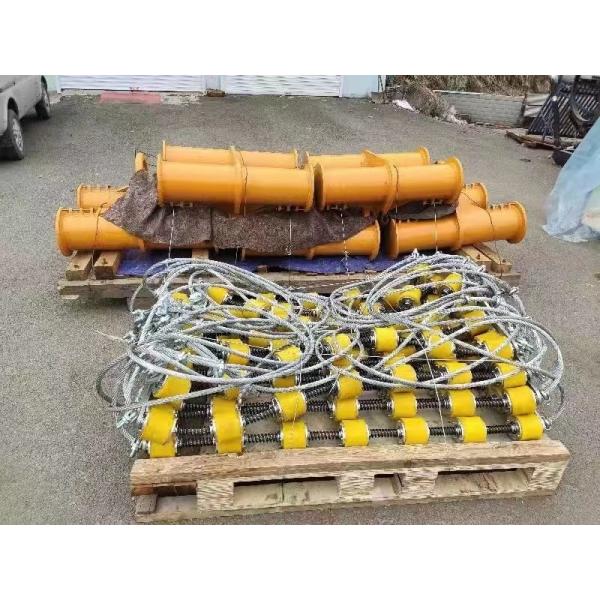 High Reliability Power Saving Pipe Roller Cradle For Suspension Use