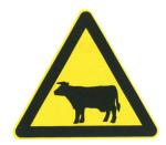 Best Price Pay Attention To Pedestrians Warning traffic Sign and Symbols