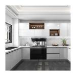 Waterproof Fireproof Kitchen Cabinet with Solid Wood and Customizable Modular