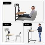 Electric Lift Office Desk Stylish Sit and Stand Up Desk for Ergonomic Work