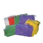 Red Grocery Eco 10kg Plastic Circular Potato Net Mesh Bag for Vegetables
