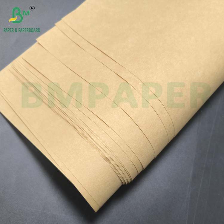 Natural High Porous Sack Paper 70 To 90 Gsm High Printability Kraft Paper