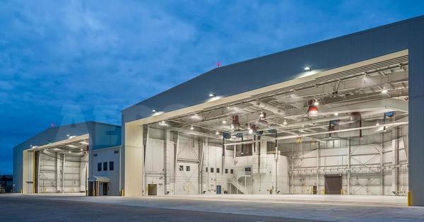 Prefabricated Helicopter Steel Structure Hangar Portable Modular Aircraft