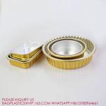 Disposable Microwave Aluminium Foil Trays Container Compartment box Clear