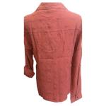 100% Viscose Ladies Embroidered Blouse With Turn Down Collar