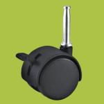 factory price furniture casters long insert stem black caster with brake