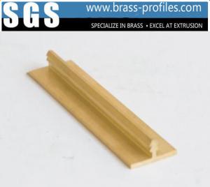 Wholesale Brass T Bar For Decorative Window C38000 Copper T Slot Framing from china suppliers