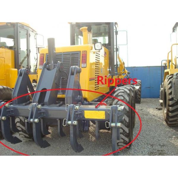 135HP Small Motor Grader with Ripper and Blade With Cummins Engine , Rated Speed 100 / 2200kw/rpm