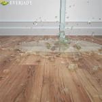 4mm SPC Vinyl Flooring Plank with Fireproof Wood Texture and Graphic Design