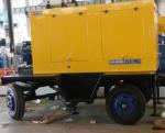 Industrial 50Hz Trailer Diesel Generator , Stable Mobile Generator Set 120KW