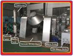 Energy Saving Good Quality Double Conical Vacuum Dryer For Heat Sensitive