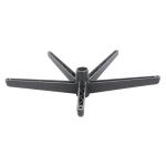 Height Adjustable Rolling Chair Wheel Base Replacement Nylon Five Pronged Chair
