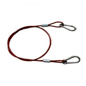 Wholesale Galvanized Stainless Steel Wire Rope Lanyard Black Plastic Coating Steel Cable Sling from china suppliers