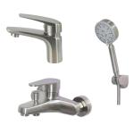 Commercial stainless stee brush finished wall-mounted hotel bathroom bathroom