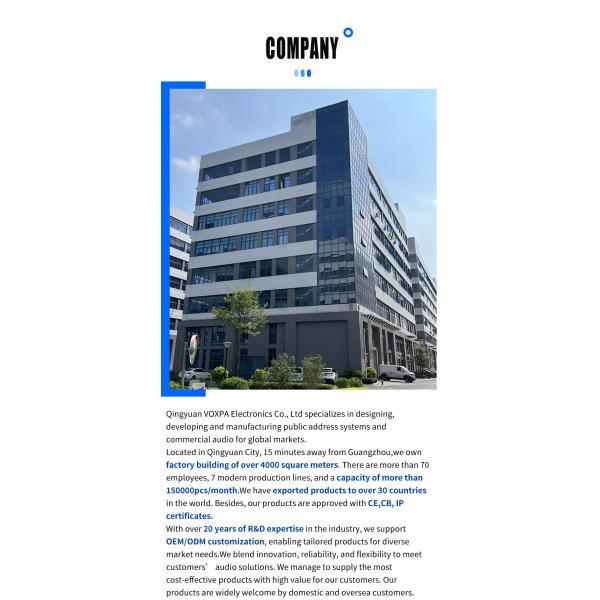 5 Inch Tweeter And Woofer Commercial Audio 30W/15W/7.5W/3.75W Wall Speakers with Power Switch