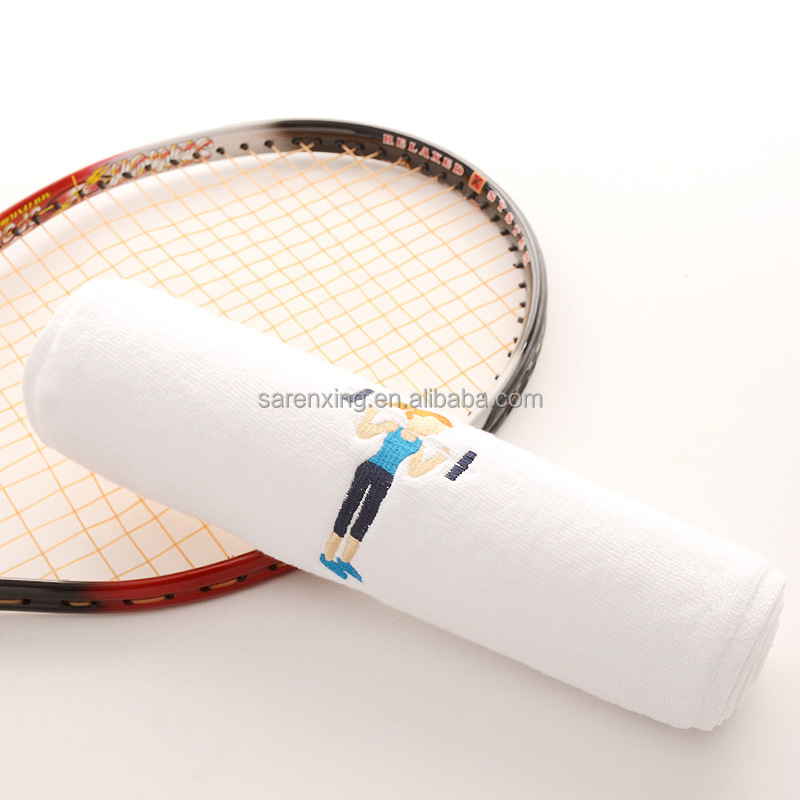 Stamp Logo Printing Cotton Gym Towels for Quick Sweat Absorption during Workouts