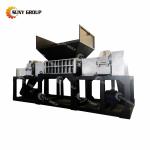 800-5000kg/h Capacity Double Shaft Shredder for Oil Filter and Waste Wood Pallet