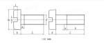 M5*12 Titanium Pan Head Slotted Screw With DIN84