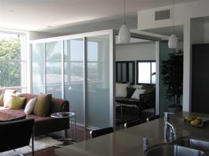 Wholesale Office Space Separation Modern Glass Partition With Sliding Door from china suppliers